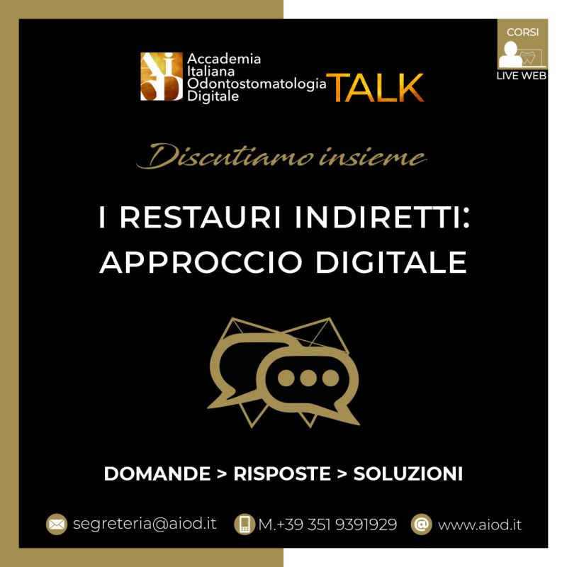 I Restauri Indiretti: Approccio Digitale (AIOD Talk #9)